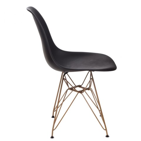 D2.DESIGN Krzesło P016 PP Gold czarne D2.DESIGN Krzesło P016 PP Gold czarne