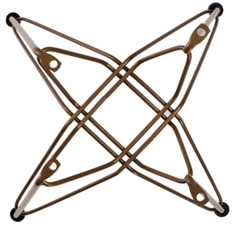 D2.DESIGN Krzesło P016 PP Gold czerwone D2.DESIGN Krzesło P016 PP Gold czerwone