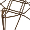 D2.DESIGN Krzesło P016 PP Gold czerwone D2.DESIGN Krzesło P016 PP Gold czerwone