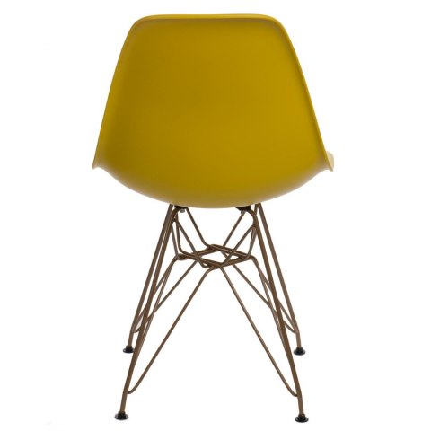 D2.DESIGN Krzesło P016 PP Gold dark olive D2.DESIGN Krzesło P016 PP Gold dark olive