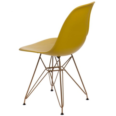 D2.DESIGN Krzesło P016 PP Gold dark olive D2.DESIGN Krzesło P016 PP Gold dark olive