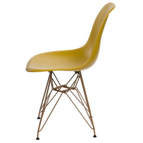 D2.DESIGN Krzesło P016 PP Gold dark olive D2.DESIGN Krzesło P016 PP Gold dark olive