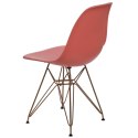 D2.DESIGN Krzesło P016 PP Gold dark peach D2.DESIGN Krzesło P016 PP Gold dark peach