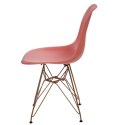 D2.DESIGN Krzesło P016 PP Gold dark peach D2.DESIGN Krzesło P016 PP Gold dark peach