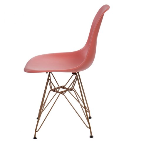 D2.DESIGN Krzesło P016 PP Gold dark peach D2.DESIGN Krzesło P016 PP Gold dark peach