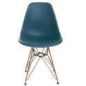 D2.DESIGN Krzesło P016 PP Gold navy green D2.DESIGN Krzesło P016 PP Gold navy green
