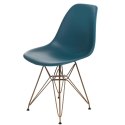 D2.DESIGN Krzesło P016 PP Gold navy green D2.DESIGN Krzesło P016 PP Gold navy green