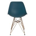 D2.DESIGN Krzesło P016 PP Gold navy green D2.DESIGN Krzesło P016 PP Gold navy green