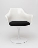 D2.DESIGN Krzesło TulAr białe/czarna poduszka D2.DESIGN Krzesło TulAr białe/czarna poduszka