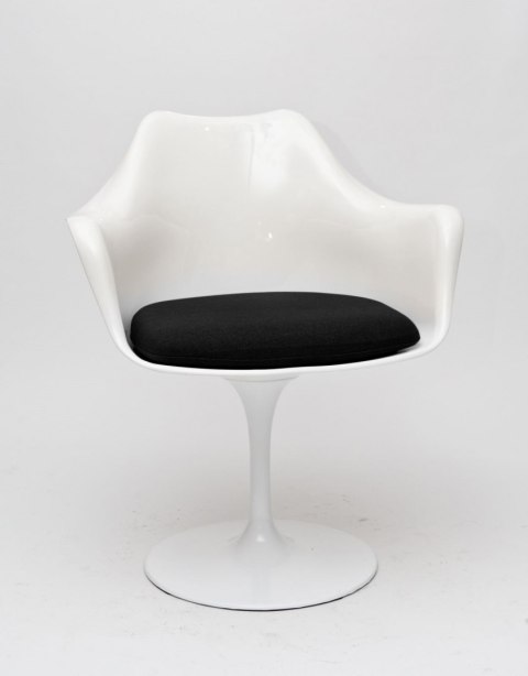 D2.DESIGN Krzesło TulAr białe/czarna poduszka D2.DESIGN Krzesło TulAr białe/czarna poduszka