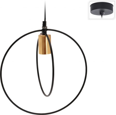 Intesi Lampa wisząca Romen Intesi czarna Intesi Lampa wisząca Romen Intesi czarna