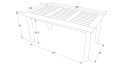 SIGNAL STÓŁ POPRAD BRUNATNY WOSK / BIAŁY WOSK 160X90 SIGNAL STÓŁ POPRAD BRUNATNY WOSK / BIAŁY WOSK 160X90
