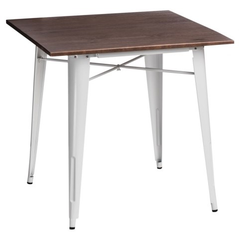 D2.DESIGN Stół Paris Wood biały sosna orzech D2.DESIGN Stół Paris Wood biały sosna orzech