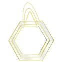 Intesi Zestaw 3 lusterek Hexa Gold Intesi Zestaw 3 lusterek Hexa Gold