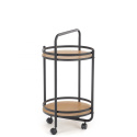Halmar BAR11 stolik barowy czarny / naturalny Halmar BAR11 stolik barowy czarny / naturalny