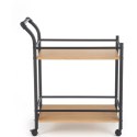 Halmar BAR12 stolik barowy czarny / naturalny Halmar BAR12 stolik barowy czarny / naturalny