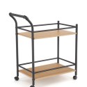 Halmar BAR12 stolik barowy czarny / naturalny Halmar BAR12 stolik barowy czarny / naturalny