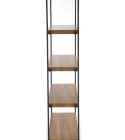 Halmar regał BOLIVAR REG1 MDF okleinowany dąb złoty /stal malowana proszkowo czarny 100x30 Halmar regał BOLIVAR REG1 MDF okleinowany dąb złoty /stal malowana proszkowo czarny 100x30