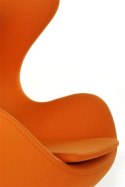 D2.DESIGN Fotel Jajo pomarańczowy kaszmir 11 Premium D2.DESIGN Fotel Jajo pomarańczowy kaszmir 11 Premium