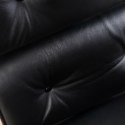 D2.DESIGN Fotel biurowy VIP czarna skóra,orzechowy fornir, chrom D2.DESIGN Fotel biurowy VIP czarna skóra,orzechowy fornir, chrom