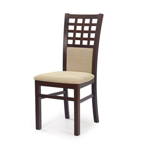Halmar GERARD3 krzesło ciemny orzech / tap: Torent Beige Halmar GERARD3 krzesło ciemny orzech / tap: Torent Beige