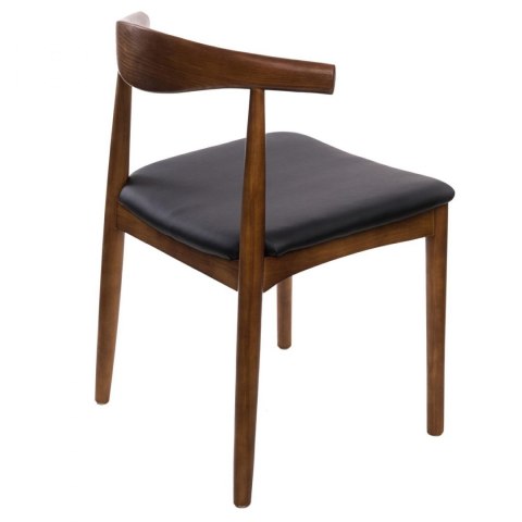 D2.DESIGN Krzesło Codo drewno jesionowe j. brąz siedzisko skóra sztuczna do jadalni salonu restauracji D2.DESIGN Krzesło Codo drewno jesionowe j. brąz siedzisko skóra sztuczna do jadalni salonu restauracji