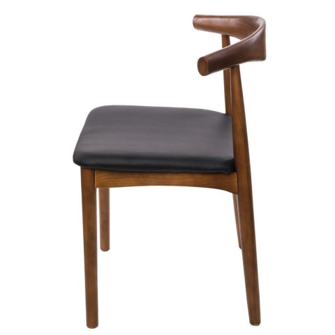 D2.DESIGN Krzesło Codo drewno jesionowe j. brąz siedzisko skóra sztuczna do jadalni salonu restauracji D2.DESIGN Krzesło Codo drewno jesionowe j. brąz siedzisko skóra sztuczna do jadalni salonu restauracji