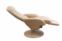 Halmar OPTIMA recliner fotel rozkładany beżowy materiał: eco skóra / PVC Halmar OPTIMA recliner fotel rozkładany beżowy materiał: eco skóra / PVC