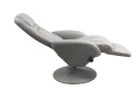 Halmar OPTIMA recliner fotel rozkładany popielaty materiał: eco skóra / PVC Halmar OPTIMA recliner fotel rozkładany popielaty materiał: eco skóra / PVC
