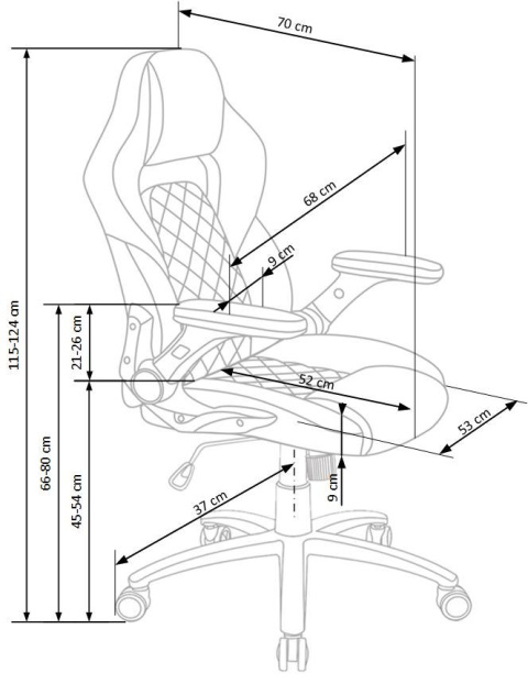 Halmar SONIC fotel obrotowy gabinetowy czarny / j. popiel tkanina mechanizm TILT gamingowy krzesło do biurka Gamingowe Halmar SONIC fotel obrotowy gabinetowy czarny / j. popiel tkanina mechanizm TILT gamingowy krzesło do biurka Gamingowe