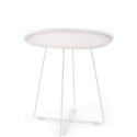 Halmar ława stolik TINA stal malowana, biała 50x42 Halmar ława stolik TINA stal malowana, biała 50x42
