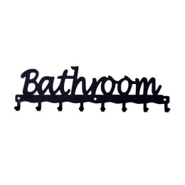 Intesi Wieszak ścienny Bathroom czarny
