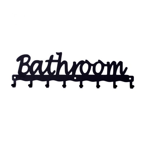 Intesi Wieszak ścienny Bathroom czarny Intesi Wieszak ścienny Bathroom czarny