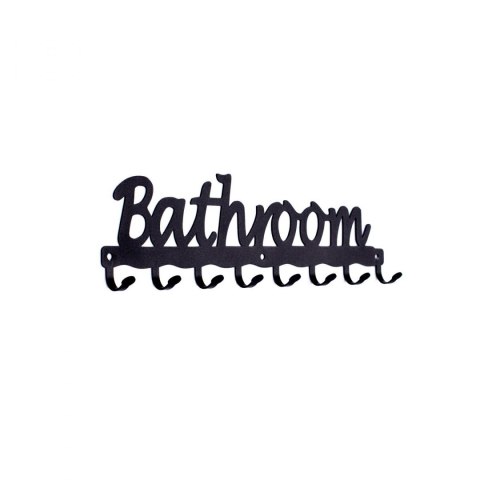 Intesi Wieszak ścienny Bathroom czarny Intesi Wieszak ścienny Bathroom czarny