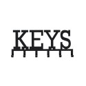 Intesi Wieszak ścienny Keys czarny Intesi Wieszak ścienny Keys czarny