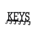 Intesi Wieszak ścienny Keys czarny Intesi Wieszak ścienny Keys czarny