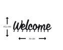 WIESZAK ŚCIENNY Welcome Intesi CZARNY mat STAL MALOWANA do recepcji holu przedpokoju WIESZAK ŚCIENNY Welcome Intesi CZARNY mat STAL MALOWANA do recepcji holu przedpokoju