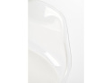 Halmar H91 hoker transparentny / biały, nogi - buk Halmar H91 hoker transparentny / biały, nogi - buk