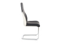 Halmar K141 krzesło czarno-biały