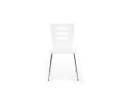 Halmar K155 krzesło biały stal chromowana / sklejka gięta