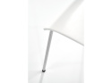 Halmar K155 krzesło biały stal chromowana / sklejka gięta