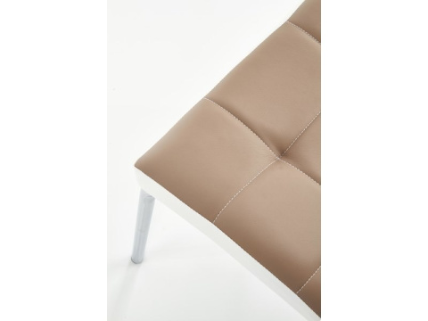 Halmar K186 krzesło cappuccino - biały Halmar K186 krzesło cappuccino - biały