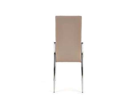 Halmar K3 krzesło chrom/cappuccino materiał: stal chromowana / ekoskóra Halmar K3 krzesło chrom/cappuccino materiał: stal chromowana / ekoskóra
