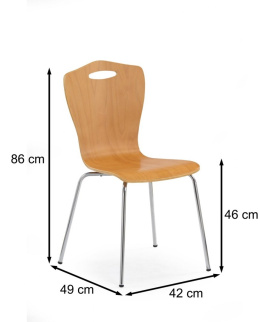 Halmar K84 krzesło olcha