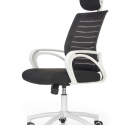 FOTEL OBROTOWY PRACOWNICZY SOCKET Halmar TILT biało-czarny TKANINA MEMBRANOWA SIATKA FOTEL OBROTOWY PRACOWNICZY SOCKET Halmar TILT biało-czarny TKANINA MEMBRANOWA SIATKA