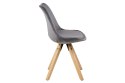 ACTONA Krzesło Dima VIC dark grey/wood ACTONA Krzesło Dima VIC dark grey/wood