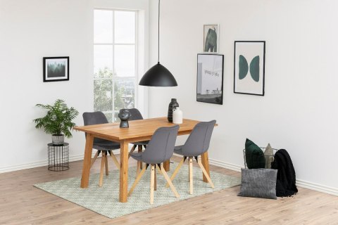 ACTONA Krzesło Dima VIC dark grey/wood ACTONA Krzesło Dima VIC dark grey/wood