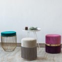 Intesi Pufa Delice Velvet M różowa Intesi Pufa Delice Velvet M różowa