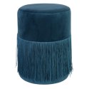 Intesi Pufa Plume Velvet niebieska Intesi Pufa Plume Velvet niebieska
