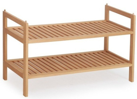Halmar ST9 podłogowy stojak na buty naturalny - lite drewno Halmar ST9 podłogowy stojak na buty naturalny - lite drewno